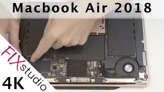Macbook Air 2018 A1932 - disassemble [4k]