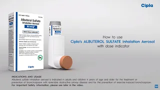 Cipla Albuterol HFA – How To Use Video