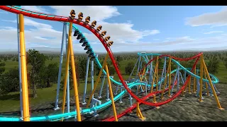 Fire & Ice - NoLimits 2 Dueling Coasters