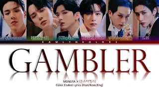 MONSTA X (몬스타엑스) 'GAMBLER' (Color Coded Lyrics Han|Rom|Eng)