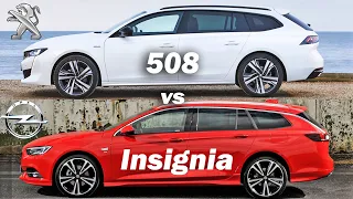 2020 Opel Insignia Sports Tourer vs Peugeot 508 SW, 508 vs Insignia, Peugeot vs Opel - design battle