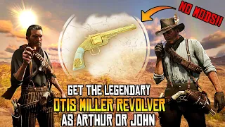 Get The Otis Miller Revolver (Mended Treasure) as John or Arthur || RDR2 Unique Weapon Location