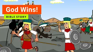 Bible story "God Wins!" | Primary Year B Quarter 1 Episode 6 | Gracelink