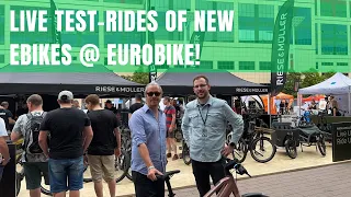 LIVE @ Eurobike 2022 on hand-held camera: FIRST LOOK at Riese & Müller New Range and More...