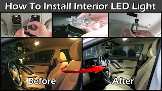 How To Upgrade Interior Light To Super Bright LED - Hyundai Elantra