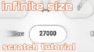 infinite size scratch tutorial