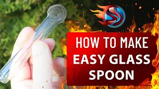 Blowing Glass Pipes | Lampworking | Basic Glass Spoon | Fusing Shop