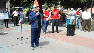 30.06.2019 г. Белгород. Митинг против повышения тарифов ЖКХ. ССО. Кравцов В.М.