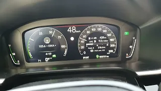 Honda crv 2.0 e:HEV acceleration