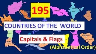 World Countries | All Countries of the World with Capitals and flags |  195 countries of the world