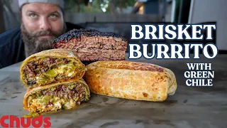 Hatch Chile Brisket Burrito! | Chuds BBQ