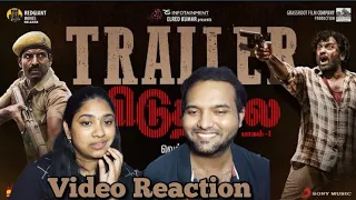 Viduthalai - Trailer Reaction | Soori | VijaySethupathy | VetriMaaran | Illayaraja | Tamil Couple