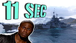 World of Warships Republique DOWN TO 11 sec reload - 3555xp