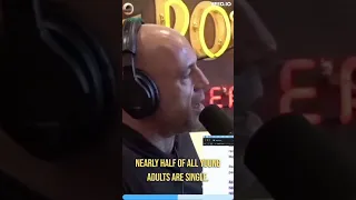 Joe Rogan on 60% of Young Men being Single 🫠 🙄 #shortvideo