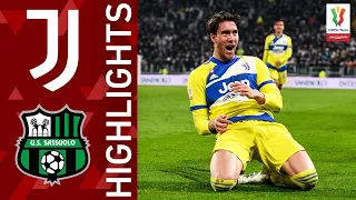 Juventus 2-1 Sassuolo | Vlahovic sends Juve to the semifinals | Coppa Italia Frecciarossa 2021/22