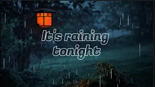 [BGM] 6.5 hour rain sound for sleeping asmr in a dark night, without disturbance
