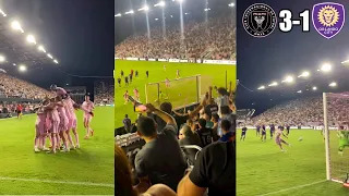 Inter Miami Fans Crazy Reactions To Messi Two Volley Goals Against Orlando City