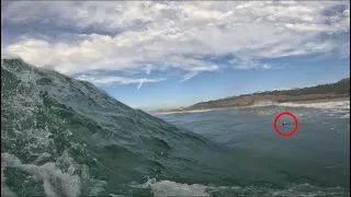 Surfing This French Beachbreak turns Too Intense! POV