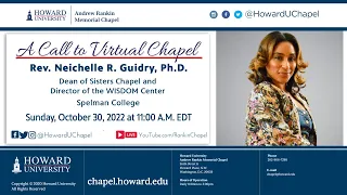 Rev. Neichelle R. Guidry, Ph.D. | Andrew Rankin Memorial Chapel | Howard University