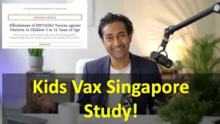 Singapore Study on Kids' Vax only Included Kids W/O COVID | Does it Apply to US? | A Doctor Reflects