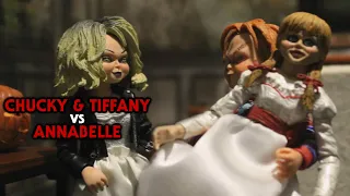 Annabelle vs Chucky and Tiffany Stop Motion