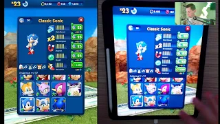 Sonic Dash+ | CLASSIC SONIC Character - Review, Gameplay & Walkthrough (iOS)