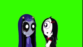 Iris and Misery Love Trance - Ruby Gloom - Green Screen