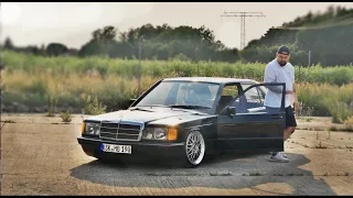 Bagged Mercedes Benz W201 | 4K