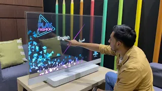 PurpleGlo - Transparent OLED Touch Screen