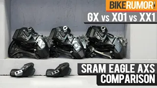 SRAM Eagle AXS Comparison - GX vs XO1 vs XX1 wireless!