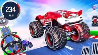 Monster Truck Mega Ramp Extreme Racing - Impossible GT Car Stunts Driving - Gadi game - Android Game