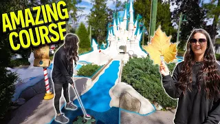 This Disney Mini Golf Course is Incredible! - Lots of Holes in One!