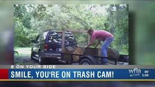 Pasco officials put up cameras to catch people illegally dumping trash