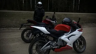 БЕШЕНАЯ APRILIA RS 125 И ПЕРВОЕ...