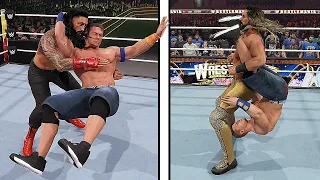 30 John Cena Rare MOVES / FINISHERS in WWE 2K23 !!!