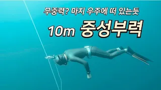 프리다이빙 중성부력, 어떤 느낌일까?