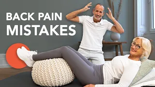 Back pain - These 5 mistakes you should avoid (at all costs)
