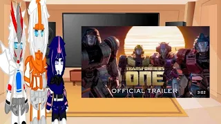 Transformers prime autobot react to transformers one trailer