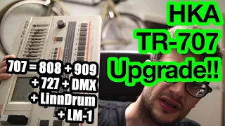 Morphing my TR-707 into a 909, 808, 727, LinnDrum, LM-1 and Oberheim DMX!