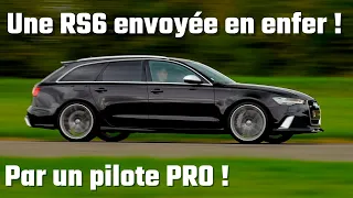 Et si ! Une Audi RS6, ça glisse ! 😅