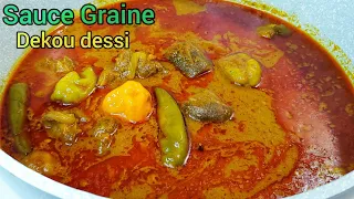 Sauce Graine || Dekou dessi || Palm Nut Soup