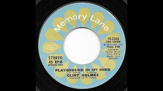 Clint Holmes - Playground In My Mind (My Name Is Michael)