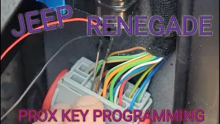 18 Jeep Renegade Prox Key Programming With Hi-Lo Data Line Info IM508 Autel Locksmith #locksny