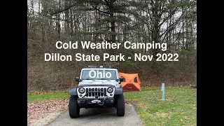S4:E9 Jeep Cold Weather Camping - Dillon State Park - Ohio - Nov 2022