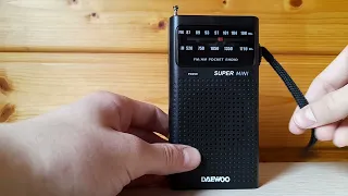 Mini rádio Daewoo