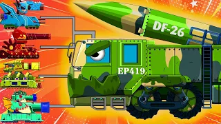 Mimic's new master? | MKZT Ballistic Missile Carrier Vs Hell Dora | Cartoons about tanks