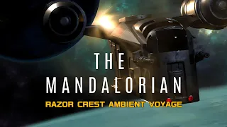 THE MANDALORIAN RAZOR CREST AMBIENT VOYAGE Relaxing Sound of Starship Engine and Planet Storm