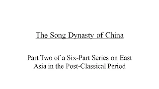 The Song Dynasty of China