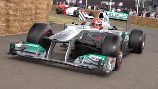 Mick Schumacher drives his father's Mercedes F1 W02 Formula 1 Car!