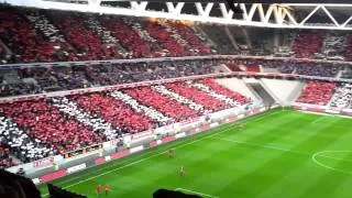 Tifo + entré des joueurs pour. Lille - St Etienne